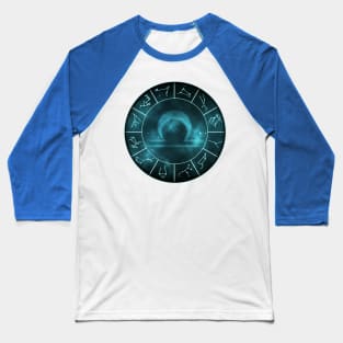 Libra Zodiac Symbol Baseball T-Shirt